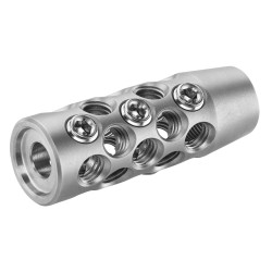 Stalon - Frein de bouche coloris inox Max. 7,62mm - M15x1