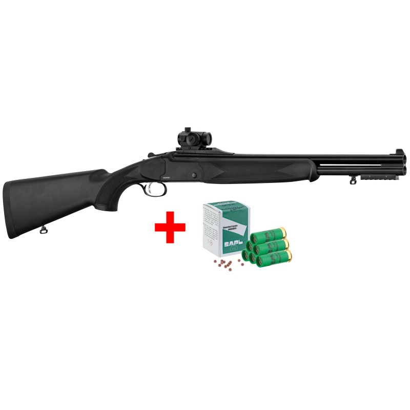 Pack tactique Fusil Slug COUNTRY ST TACTICAL Cal. 12/76 + accessoires PACK SLUG ST TACTICAL 12/76 MICRO POINT 1X20RD