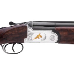 Fusil Renato Baldi Deluxe FX Wood Cal. 12/76 Double détente - Motif doré