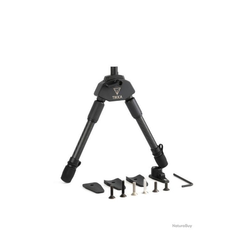 BIPIED ALU CARBONE TIKKA SAKO 22CM