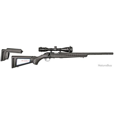 Carabine Ruger American Rimfire Custom Cal. 22LR Canon de 56CM avec lunette 3-9X40 et housse