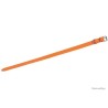 Collier fluo en PVC souple - Orange 40CM