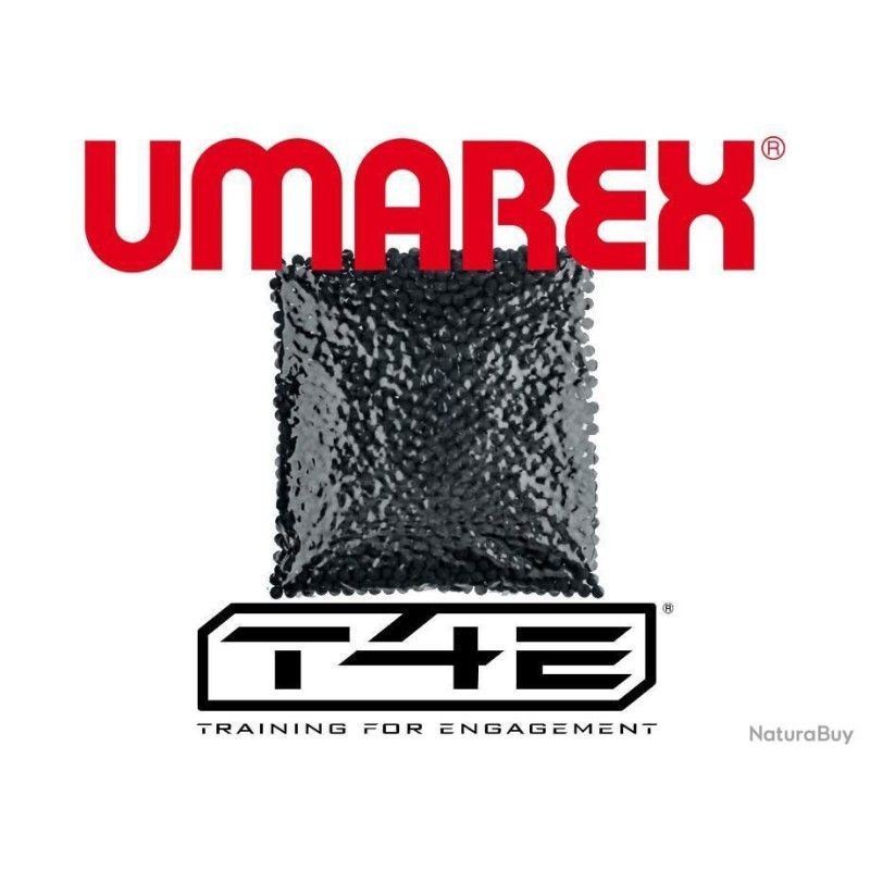 BILLES CAOUTCHOUC UMAREX T4E EN VRAC 500 PCS CAL 50 - RB PRAC-SERIES