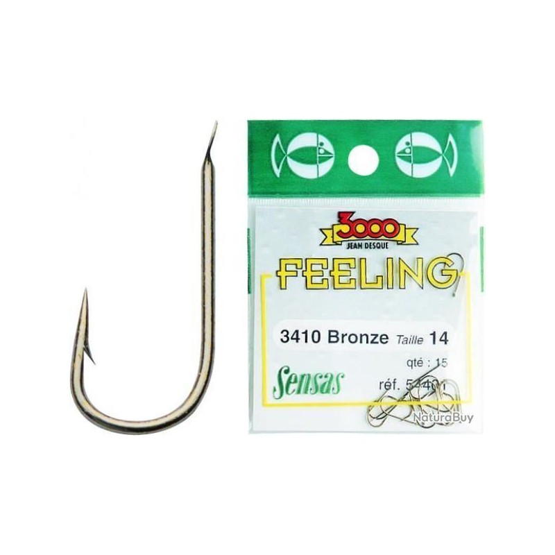 54391 SACHET HAMECONS SENSAS 3410 BRONZE N°16