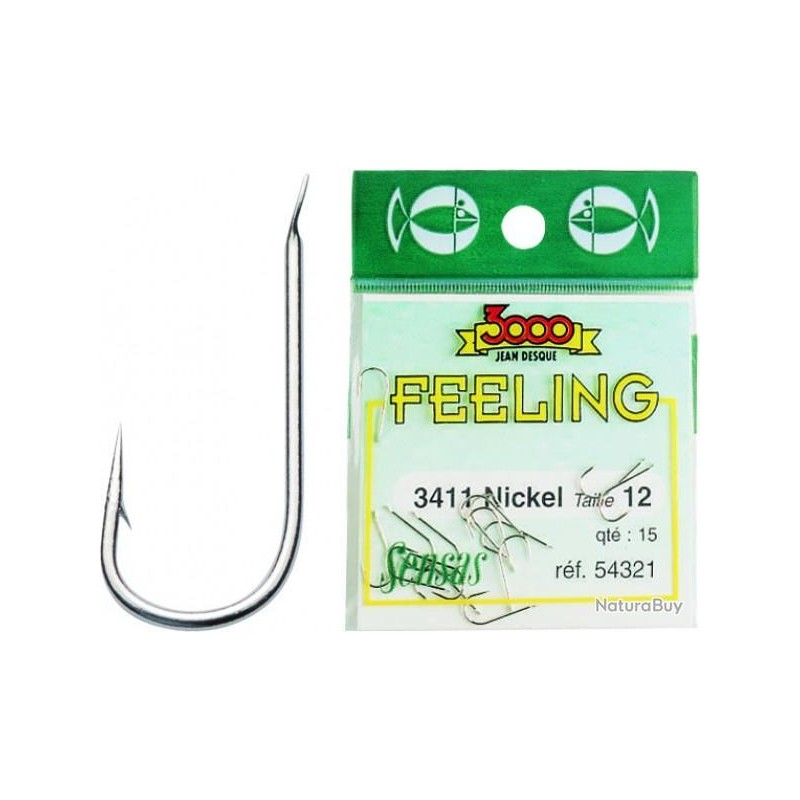 54291 SACHET HAMECONS SENSAS 3411 NICKEL N°18