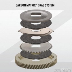 MOULINET CASTING ABU GARCIA Zenon MG-X SHS Low Profile Reel (manivelle à gauche)