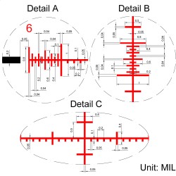 Lunette Nikko Stirling Diamond 6-24x50 FFP Diam. 34mm