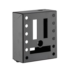 Boitier de sécurité en métal pour piège photo Noir