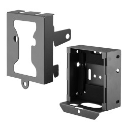 Boitier de sécurité en métal pour piège photo Noir