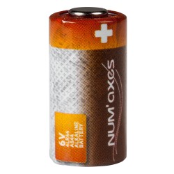 NUM'AXES - Blister 1 pile 4LR44 alcaline 6 V