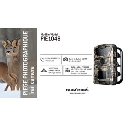 NUM'AXES - Pack Piège photographique PIE1048 + 8 piles AA LR6 + carte mémoire 32 gb