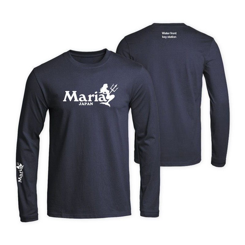 DRY LONG SLEEVE T-SHIRT MARIA NAVY - M