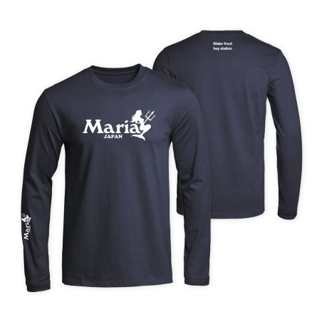 DRY LONG SLEEVE T-SHIRT MARIA NAVY - M