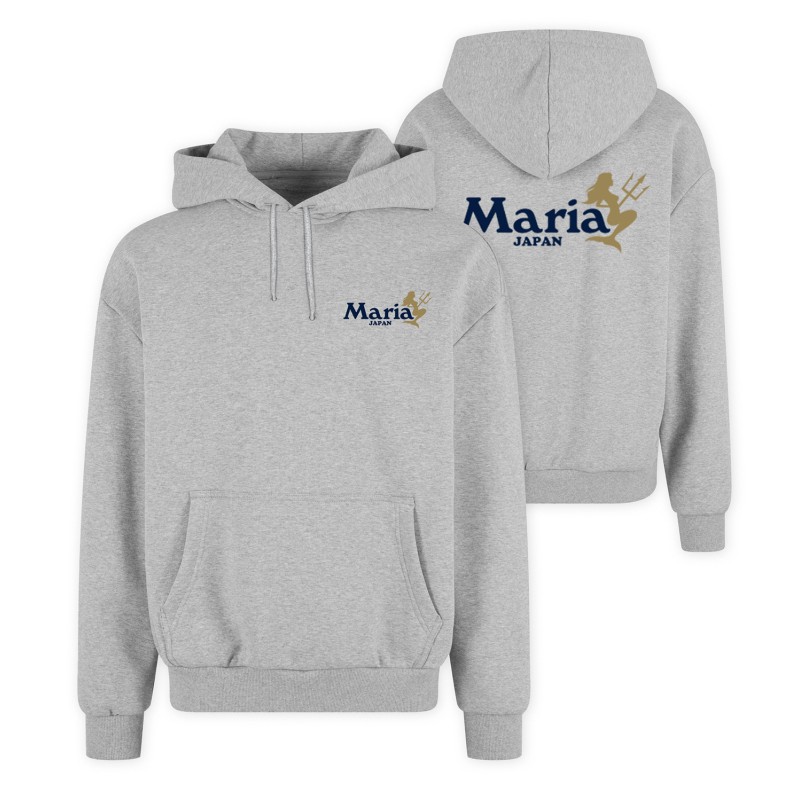 SWEAT HOODIE MARIA GREY - L