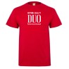 TEE SHIRT DUO ROUGE - XL