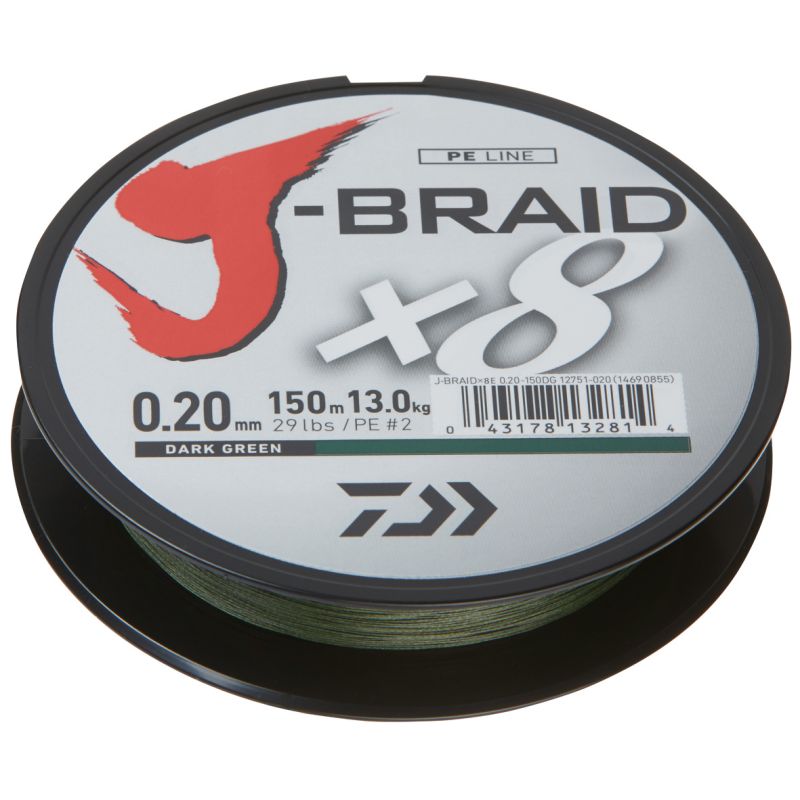 Daiwa TRESSE JBRAID 8B 150M 24/100 V