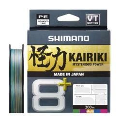 TRESSE SHIMANO KAIRIKI 8+ 300M 0.315MM KG 50LB MULTI