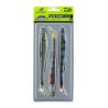 3 LEURRES SOUPLES DAIWA PROREX SET REAL SLIM SHAD LIVE 16.0CM
