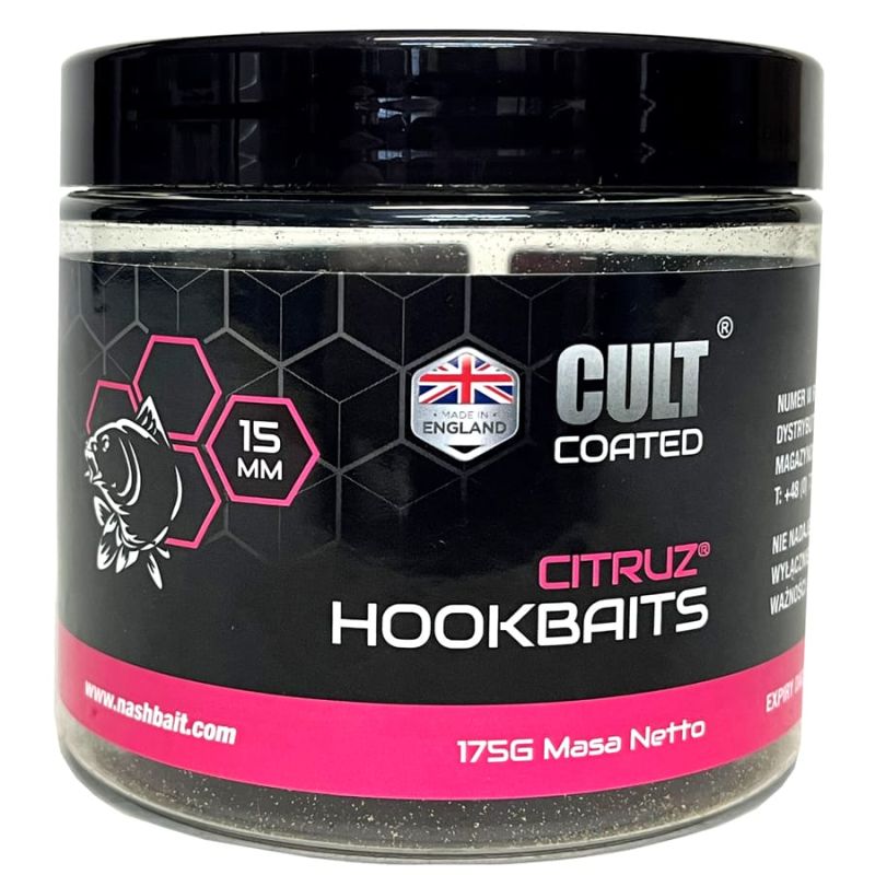 BOUILLETTES NASH CITRUZ CULT COATED HOOKBAITS 20MM