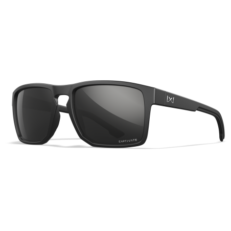LUNETTES FOUNDER CAPTIVATE - POLARIZED BLACK MIRROR GREY - MATTE BACK FRAME (AC6FND05)