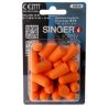 Bouchons d'oreille en polyuréthane orange – SNR 38 dB – Blister de 10 paires
