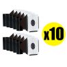 Pack Porte cible conique métallique 17x17 cm (x10)