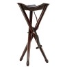Siège trépied pliant bois - Luxe 65 cm