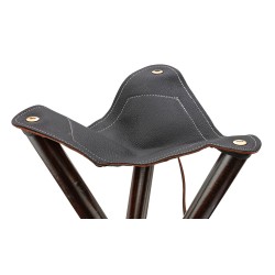 Siège trépied pliant bois - Luxe 65 cm