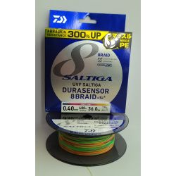 DAIWA Tresse Saltiga 8 brins 0.40mm 400m 36kg