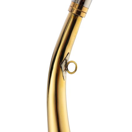 Corne ronde Compiègne 40 cm laiton poli
