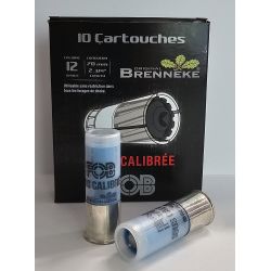 CARTOUCHES FOB BALLES SOUS CALIBRE CAL.12 BOITE DE 10