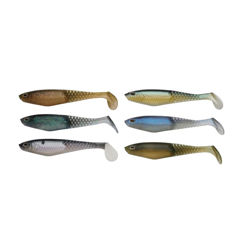 LEURRES SOUPLES BERKLEY POWERBAIT CULLSHAD 10cmpar 6 ASSORTIMENTEAUX CLAIRES