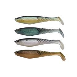 LEURRES SOUPLES BERKLEY POWERBAIT CULLSHAD 12.5cmpar 4 ASSORTIMENT EAUX CLAIRES