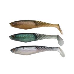 LEURRES SOUPLES BERKLEY POWERBAIT CULLSHAD 15cmpar 3 ASSORTIMENT EAUX CLAIRES