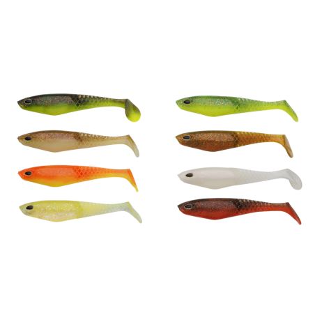 LEURRES SOUPLES BERKLEY POWERBAIT CULLSHAD 7.5cmpar 8 ASSORTIMENT EAUX TROUBLES