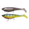 COFFRET CADEAU DE 2 LEURRES SOUPLES BERKLEY POWERBAIT CULLSHAD 20cm MONTES + 2 VERRES A WHISKY