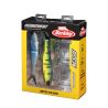 COFFRET CADEAU DE 2 LEURRES SOUPLES BERKLEY POWERBAIT NESSIE 22cmMONTES + 2 VERRES A WHISKY
