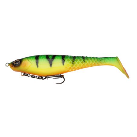 LEURRE SOUPLE MONTE Berkley PowerBait CullShad Shallow 15 cm FIRETIGER
