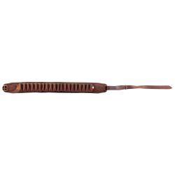 Cartouchières croupon ciré marron à tubes - Country Sellerie 20 tubes cal.20