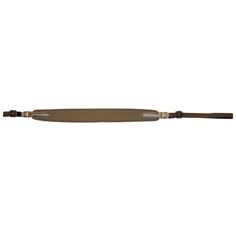 Bretelle droite néoprène pour carabine à boucle standard - Niggeloh marron Bretelle droite néoprène pour carabine à boucle standard - Niggeloh marron