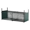 Boîte à fauves pliante 2 entrées Cage 100 cm