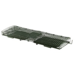 Boîte à fauves pliante 2 entrées Cage 100 cm