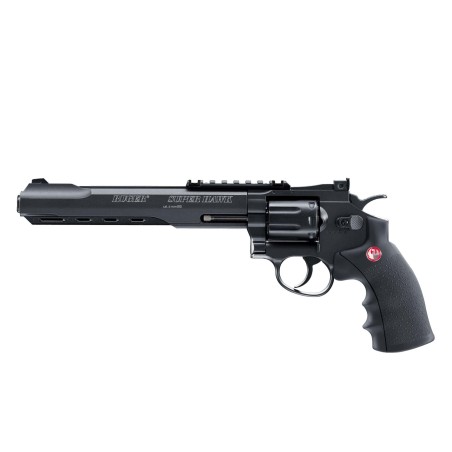 Réplique revolver Super Hawk 8 Pouces CO2 Noir