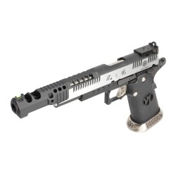 Réplique GBB HX2401 IPSC split silver . 38 supercomp - AW custom