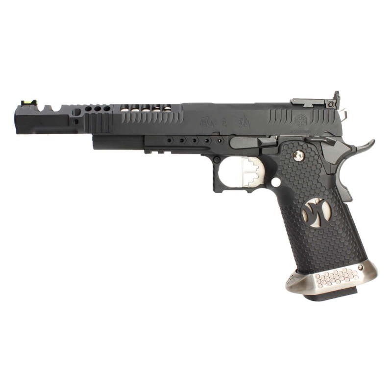 Réplique GBB HX2402 IPSC split black . 38 supercomp - AW custom Réplique GBB HX2402 IPSC split black . 38 supercomp - AW custom