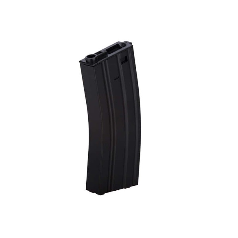 Chargeur Hi-cap métal 300 billes pour M4 AEG tan