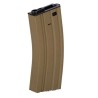 Chargeur Hi-cap métal 300 billes pour M4 AEG tan