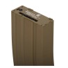 Chargeur Hi-cap métal 300 billes pour M4 AEG tan