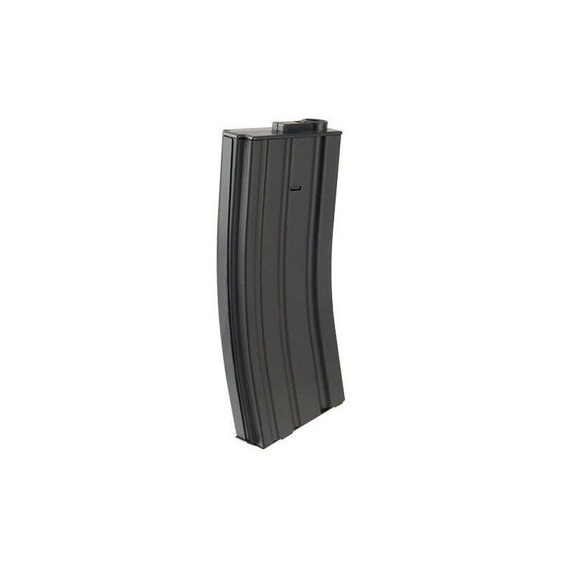 Chargeur Mid-cap métal 120 billes pour M4 AEG noir