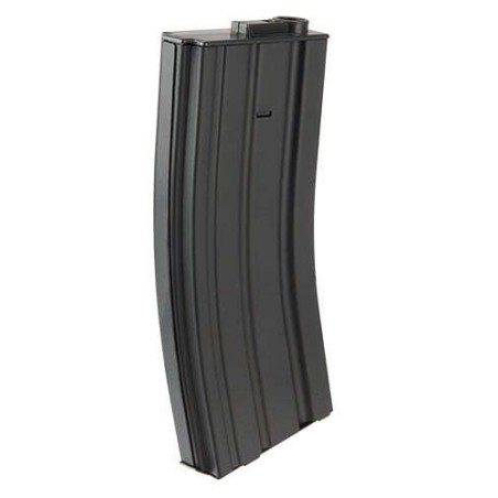 Chargeur Mid-cap métal 120 billes pour M4 AEG noir